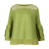 Loose Fit Unique Long sleeve Top - FashionByTeresa